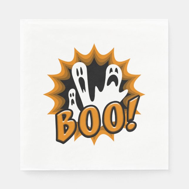 Halloween Boo! Napkin (Front)