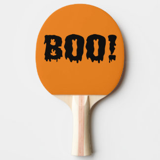 Halloween Boo! Ping Pong Paddle