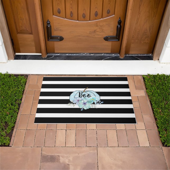 Halloween "Boo" Pumpkin Doormat (Outdoor)