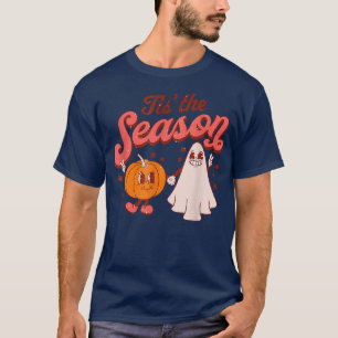 Halloween Boo Pumpkin Leopard ghosts It's The Seas T-Shirt