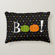 Halloween Boo! Pumpkins Pillow