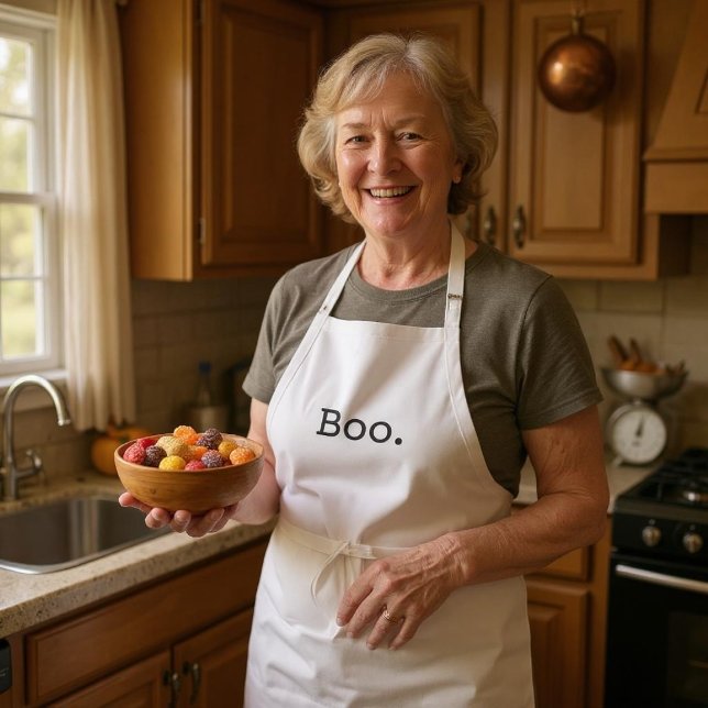 Halloween Boo Sarcastic Minimalist Standard Apron (Creator Uploaded)