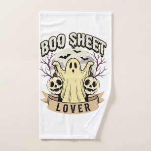 Halloween Boo Sheet Lover Ghost Moon Hand Towel