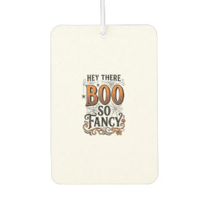 Halloween Boo Shirt Vintage Engraving Spooky Cute Car Air Freshener