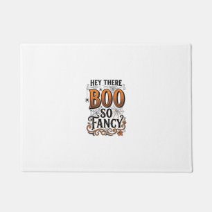 Halloween Boo Shirt Vintage Engraving Spooky Cute Doormat