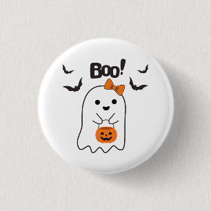 Halloween Boo Shopping 3 Cm Round Badge