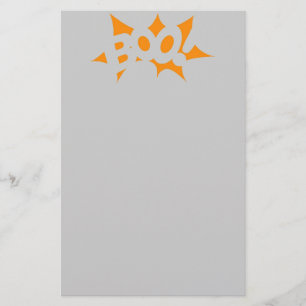Halloween Boo Stationery