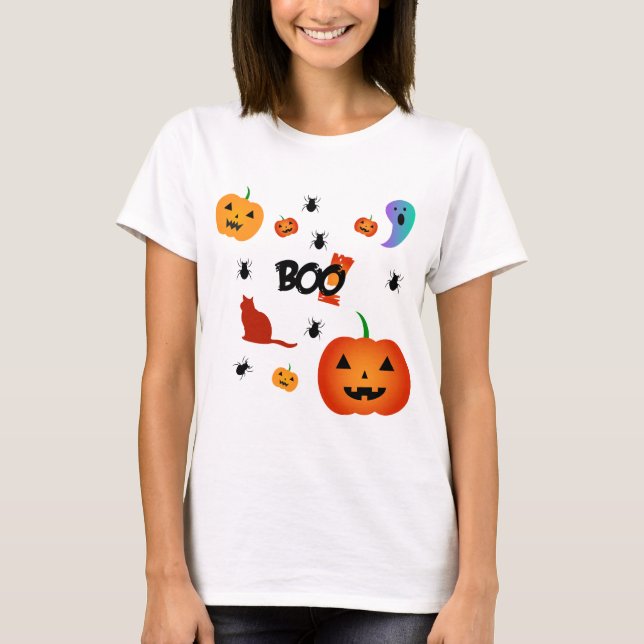Halloween Boo T-Shirt (Front)