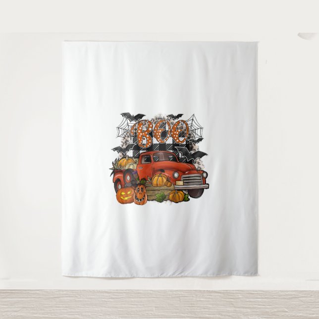 Halloween Boo        Tapestry (Front)