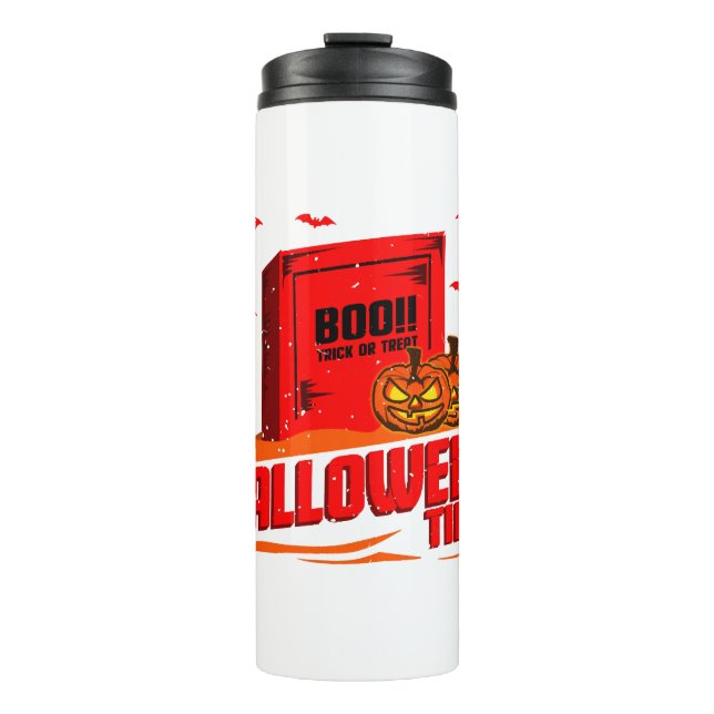 Halloween Boo                             Thermal Tumbler (Front)