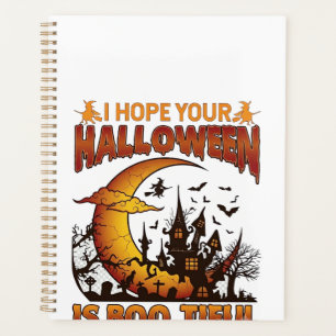 Halloween Boo Tiful Haunted House Crescent Moon Ba Planner
