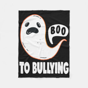 Halloween Boo To Bullying Stop Bullying Unity Day Fleece Blanket