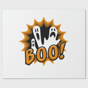 Halloween Boo! Wrapping Paper