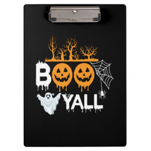 Halloween Boo Yell Halloween Birthday Clipboard