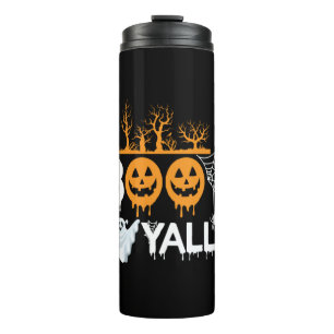 Halloween Boo Yell Halloween Birthday Thermal Tumbler