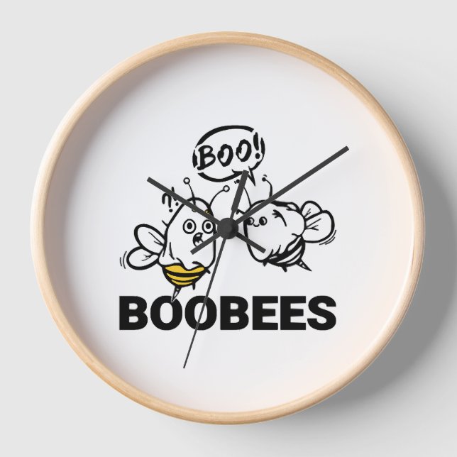 Halloween BooBees Clock (Front)