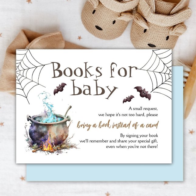 Halloween Books for Baby Request Boy Blue Enclosure Card (Creator Uploaded)