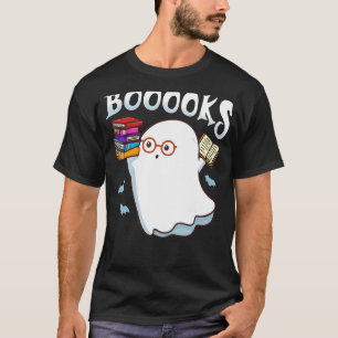 Halloween Books Librarian English Teacher Reader R T-Shirt
