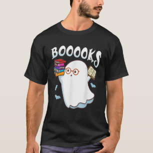 Halloween Books Librarian English Teacher Reader T-Shirt