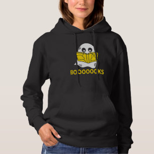 Halloween Booooks Ghost Reading Boo Read Books Lib Hoodie