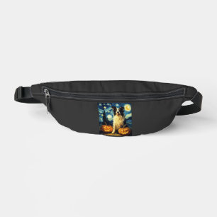 Halloween Border Collie Fall Pumpkin Bum Bags