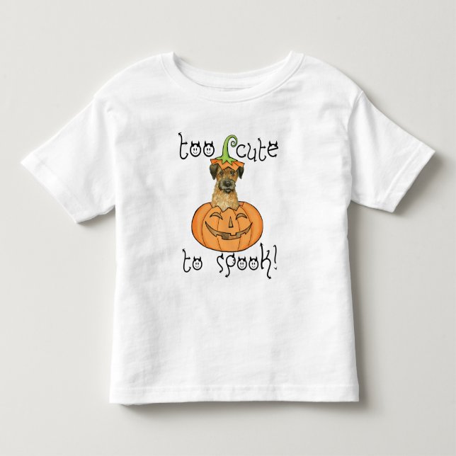 Halloween Border Terrier T-Shirt (Front)