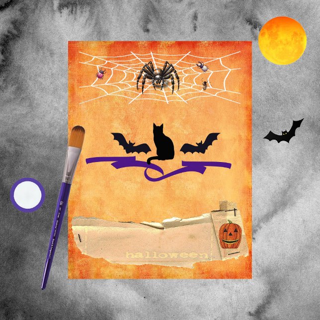 Halloween Borders Scrapbook Sheet (Creator Uploaded)