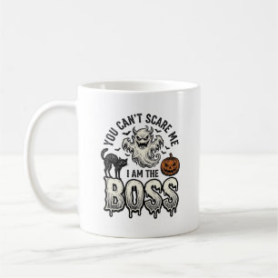Halloween Boss Ghost Vintage Engraving Shirt Desig Coffee Mug