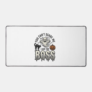 Halloween Boss Ghost Vintage Engraving Shirt Desig Desk Mat