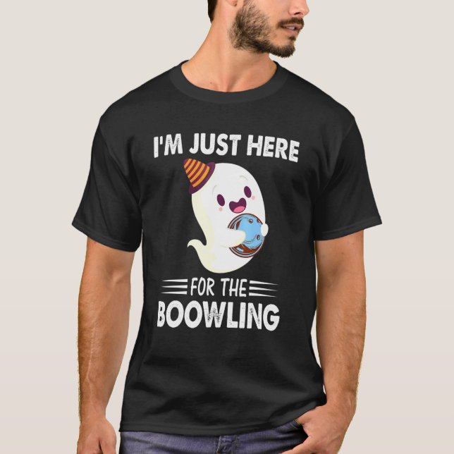 Halloween Bowling Lover Halloween T-Shirt (Front)