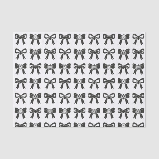 Halloween Bows Tissue Paper (Front)