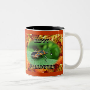 Halloween Box Elder Bug Coordinating Items Two-Tone Coffee Mug
