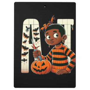 Halloween boy clipboard