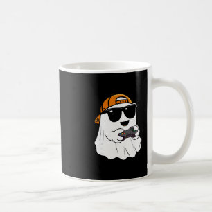 Halloween Boys Kids Ghost Gamer Scary Costume Gami Coffee Mug