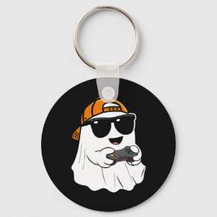 Halloween Boys Kids Ghost Gamer Scary Costume Gami Key Ring