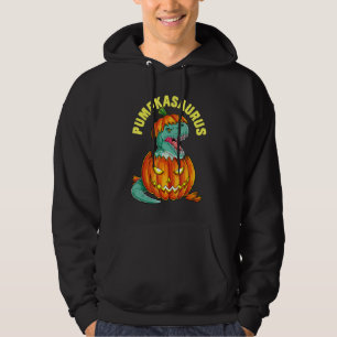 Halloween Boys Men Pumpkasaurus Dinosaur Pumpkin R Hoodie