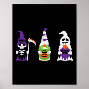 Halloween Boys Skeleton Ghost Scary Pumpkin Mummy Poster