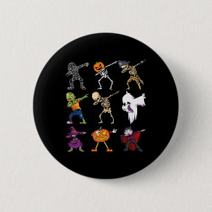 Halloween Boys Skeleton Zombie Scary Pumpkin Mummy 6 Cm Round Badge