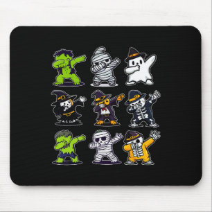 Halloween Boys Skeleton Zombie Scary Pumpkin Mummy Mouse Pad