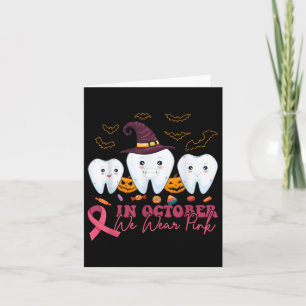 Halloween Breast Cancer Awareness _1 Card