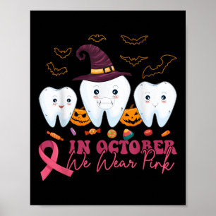 Halloween Breast Cancer Awareness _1 Poster