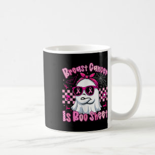 Halloween Breast Cancer Is Boo Sheet Breast Cancer Coffee Mug