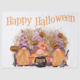 Halloween Brew Watercolor Gnomes Tissue Paper