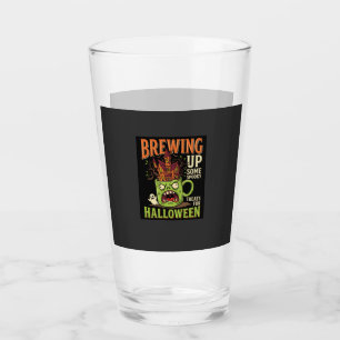Halloween Brewing Up Spooky Treats Haunted Mug Des Glass