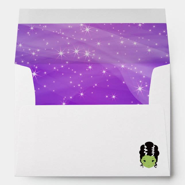 Halloween Bridal Shower Envelope (Back (Bottom))