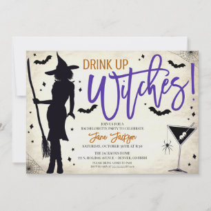 Halloween Bridal Shower Party Invitation