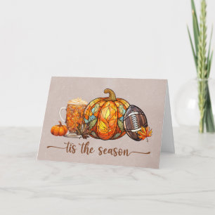 Halloween Brown Autumn Season Card