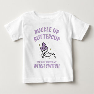 HALLOWEEN Buckle Up Buttercup Baby T-Shirt