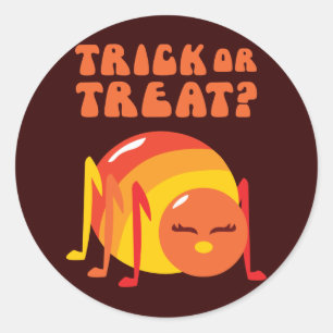 Halloween Bug Classic Round Sticker