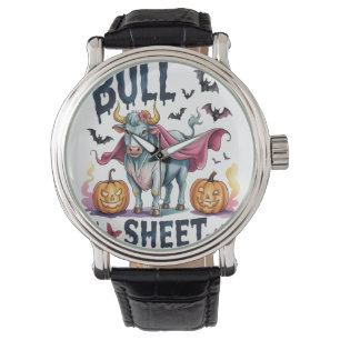 Halloween Bull Sheet,Funny Ghost Cow Watch